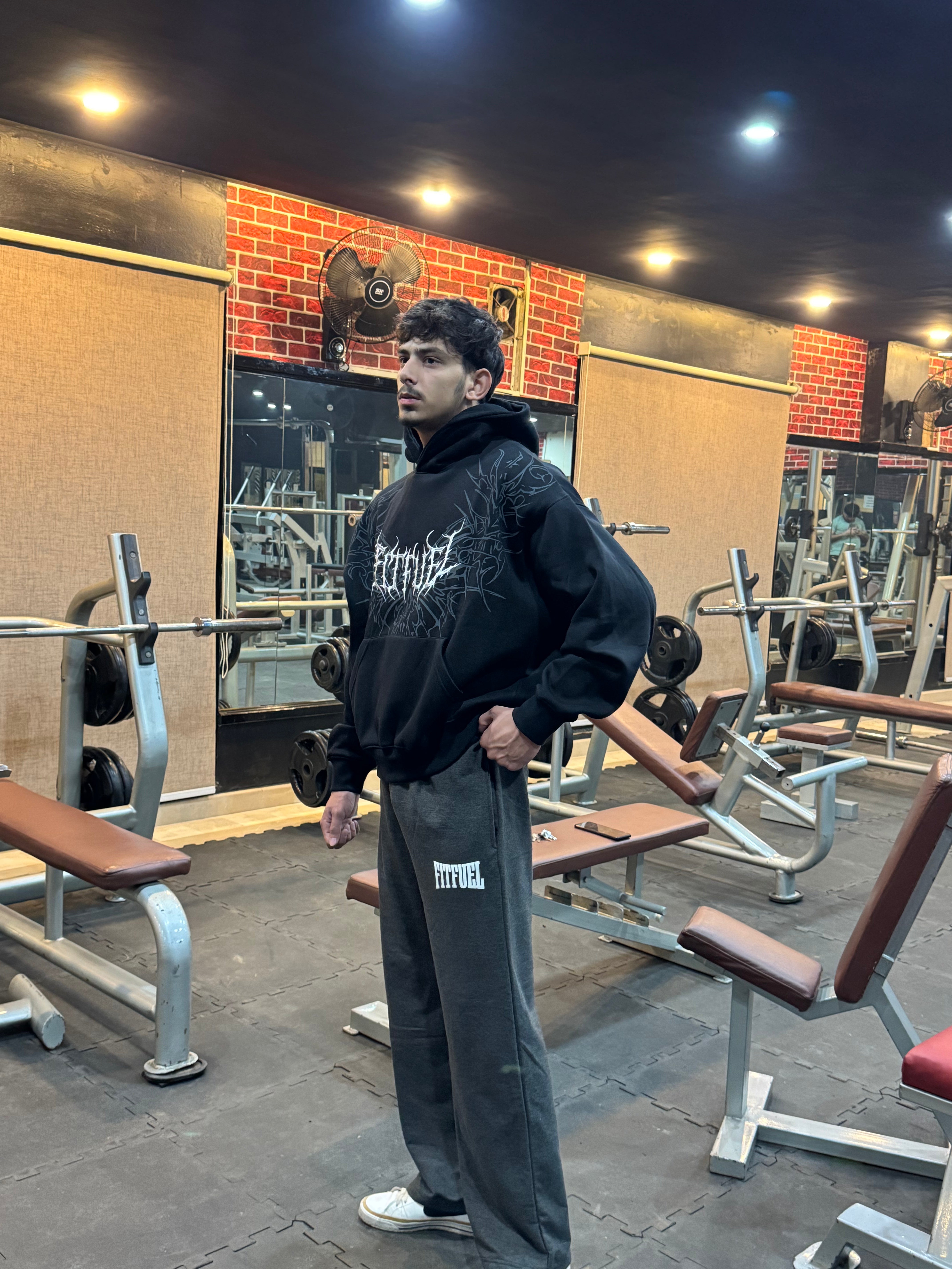 FF Charcoal Baggy Trouser