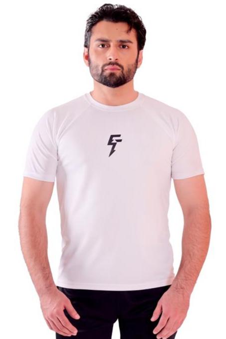 FF . White Export Quality Muscle Fit TEE