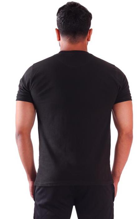 FF . Black T. Shirt Cotton Jersey