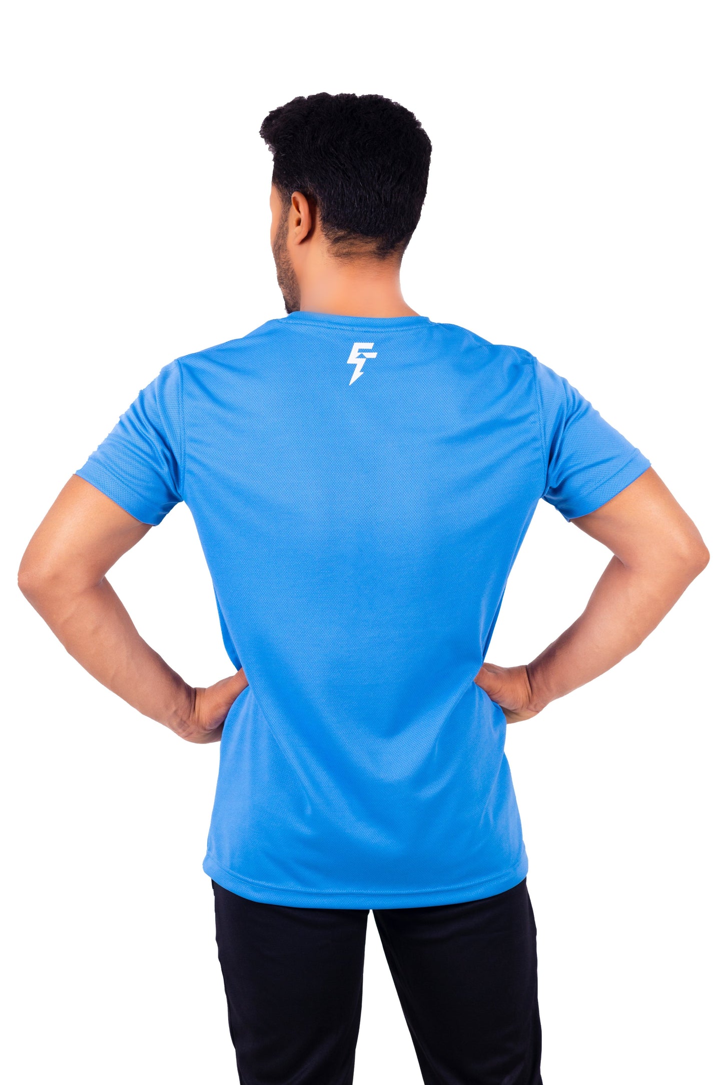 FF. premium blue mesh tee