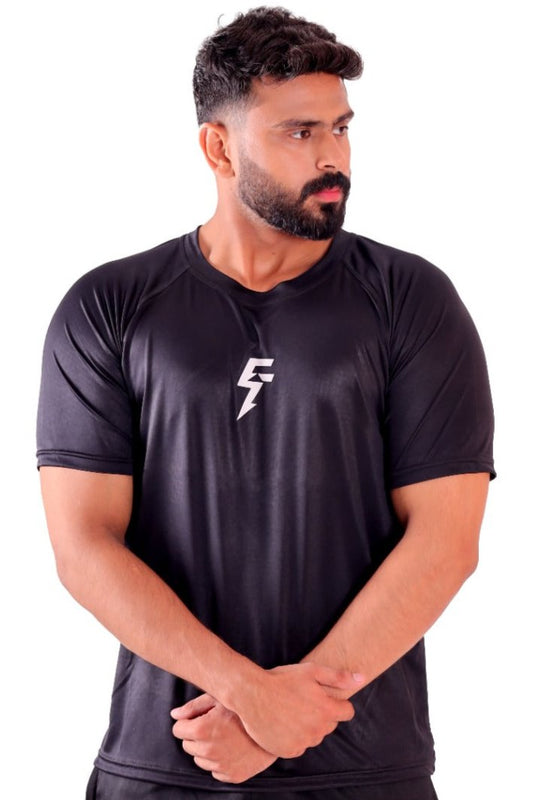 FF . BLACK Export Quality Muscle Fit TEE