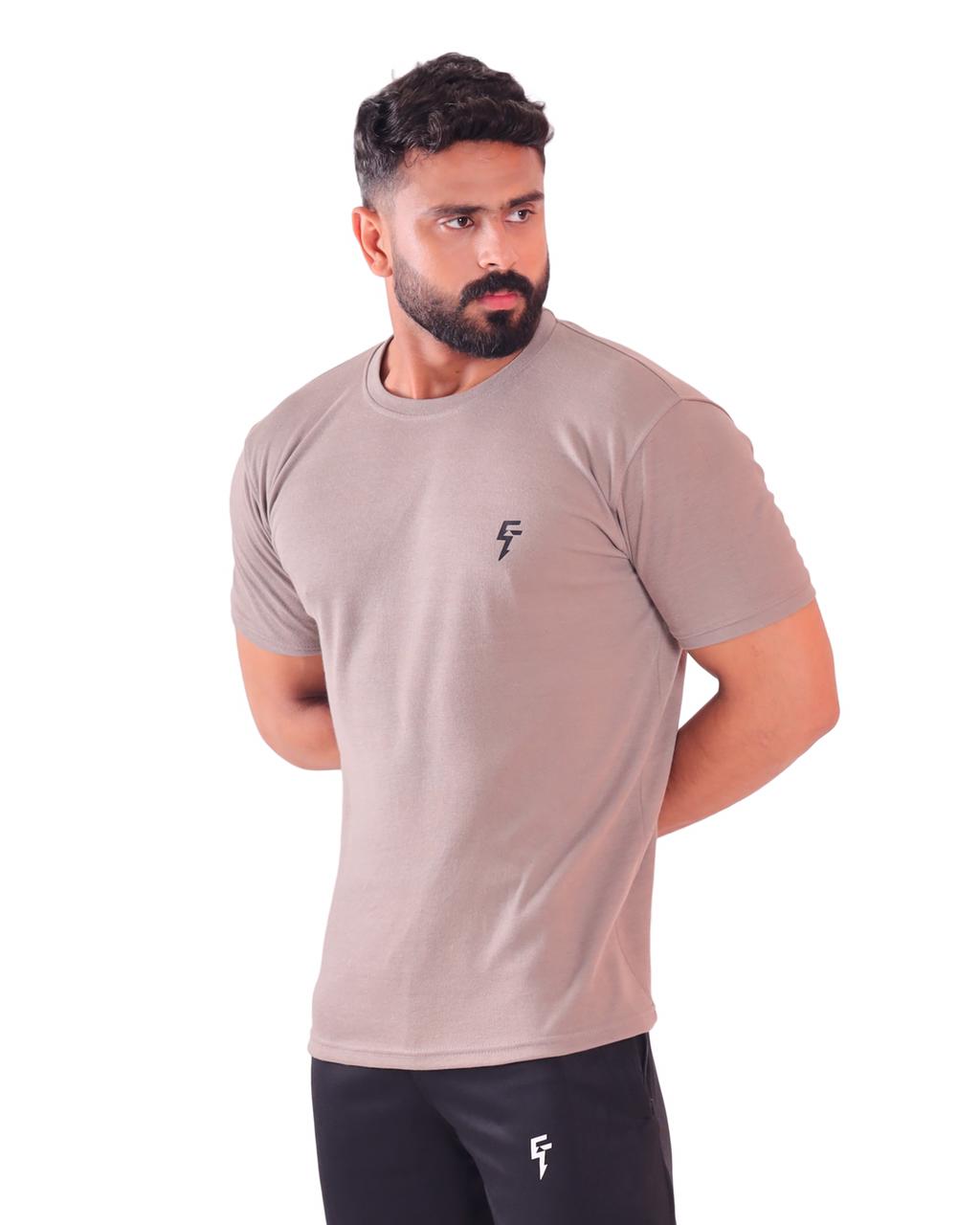 FF . Grey T. Shirt Cotton Jersey